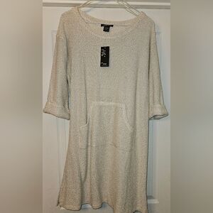 Robert Louis Cream Long Sleeve Dress